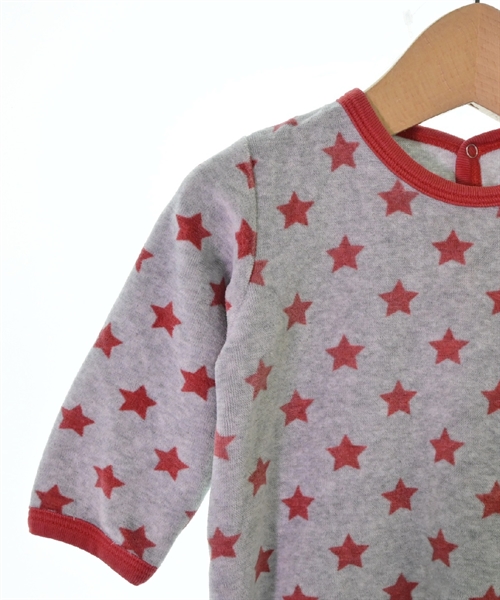 プチバトー PETIT BATEAU ワンピース（その他） グレーx赤(星柄) 70