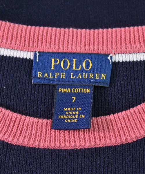 ポロラルフローレン Polo Ralph Lauren ニット 紺x白(ボーダー) 130