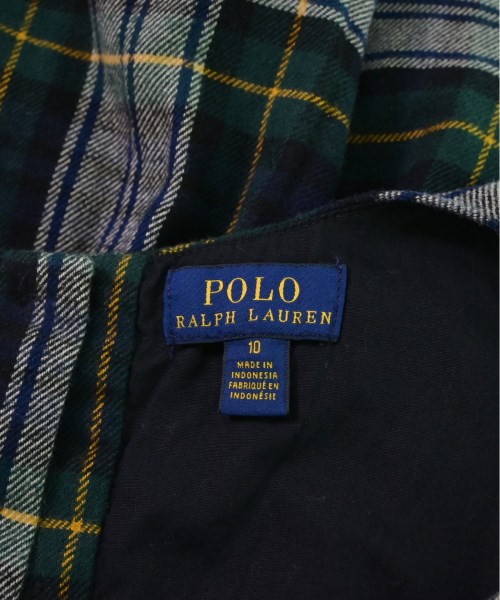 ポロラルフローレン Polo Ralph Lauren ワンピース（その他） 緑x紺x白(チェック) 140【古着】 【中古】