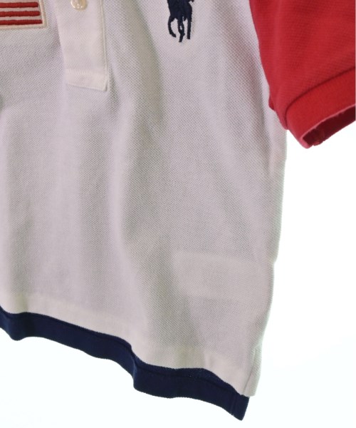 ラルフローレン Ralph Lauren Tシャツ・カットソー 紺x白x赤 80【古着 