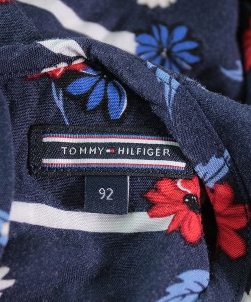 トミーヒルフィガー TOMMY HILFIGER ワンピース（その他） 紺x赤x青(花