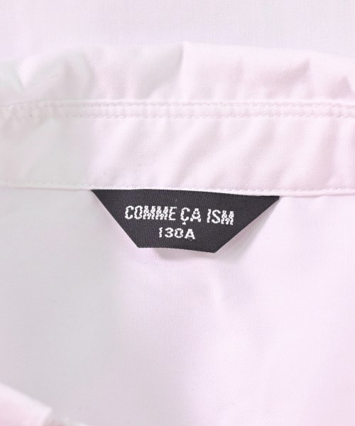 コムサイズム COMME CA ISM シャツ 白 130【古着】 【中古】 COMME CA