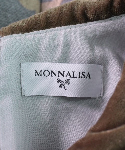 モナリザ MONNALISA ワンピース（その他） グレーxベージュ(総柄) 116