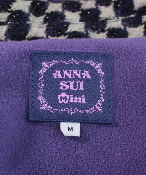 アナスイミニ ANNA SUI mini コート（その他） 紺xアイボリー(総柄) M