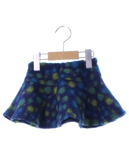 アナスイミニ ANNA SUI mini スカート（その他） 紺x青x黄緑(総柄) 80【古着】 【中古】 ANNA SUI mini USED/古着（ スカート）｜ANNA SUI miniのUSED/古着通販サイト SMASELL（スマセル）