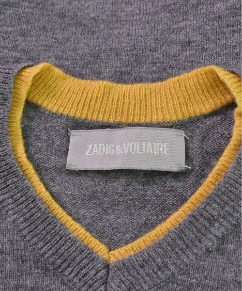 ザディグエヴォルテール ZADIG & VOLTAIRE ニット グレー 90【古着