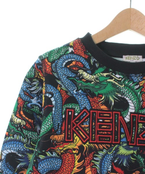 ケンゾー KENZO スウェット 黒x緑x赤等(総柄) 152【古着】 【中古