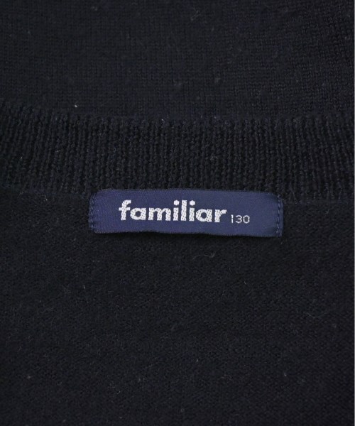 ファミリア familiar ニット 黒 130【古着】 【中古】 familiar USED