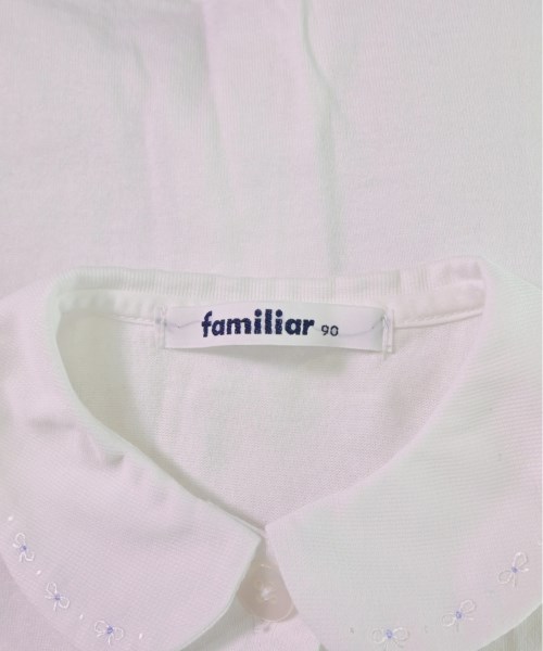 ファミリア familiar Tシャツ・カットソー 白 90【古着】 【中古 ...