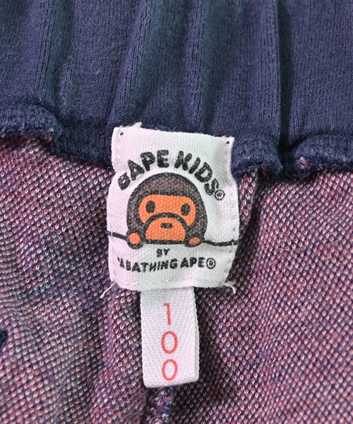 ベイプキッズ BAPE KIDS パンツ（その他） 紺x赤x白(星柄) 100【古着