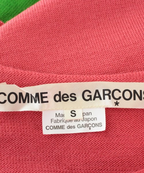 コムデギャルソン COMME des GARCONS ニット・セーター ピンクx黄緑x茶 ...