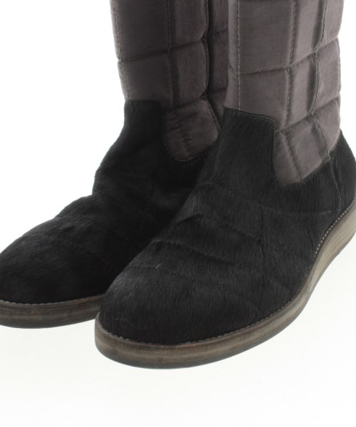 メゾンマルジェラ Maison Margiela ブーツ 黒xグレー 40(25cm位)【古着