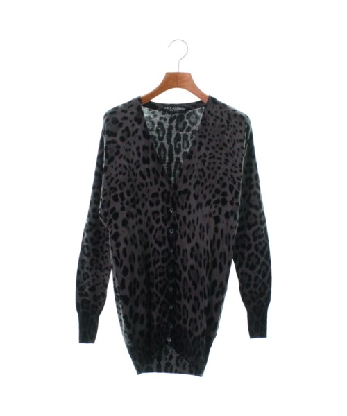 ドルチェアンドガッバーナ DOLCE&GABBANA カーディガン グレーx黒(豹柄