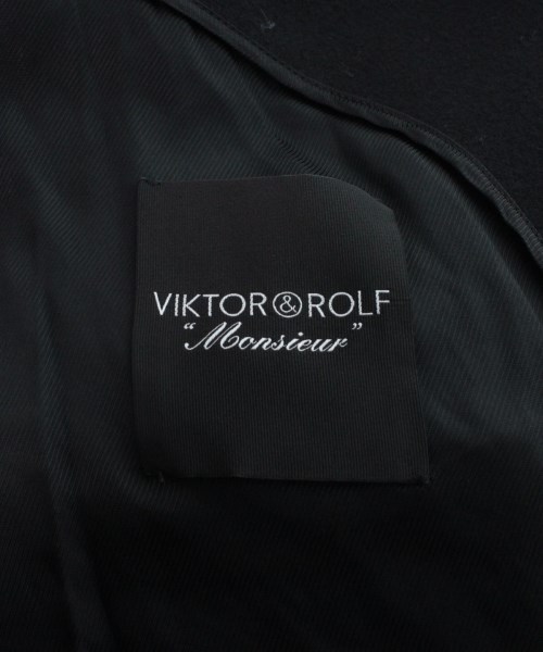 ヴィクター＆ロルフ VIKTOR&ROLF ピーコート 黒 46(M位)【古着