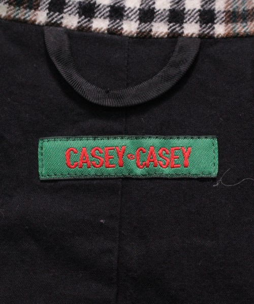 ケイシーケイシー CASEY CASEY テーラードジャケット 黒x白等(チェック