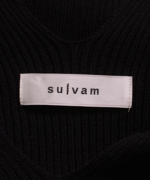sulvam サルバム ニット・セーター S 黒