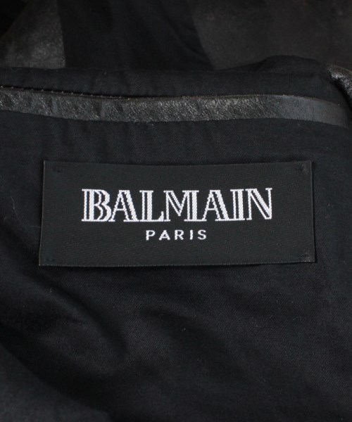 バルマン BALMAIN ライダース 黒系 48(L位)【古着】 【中古】｜BALMAIN