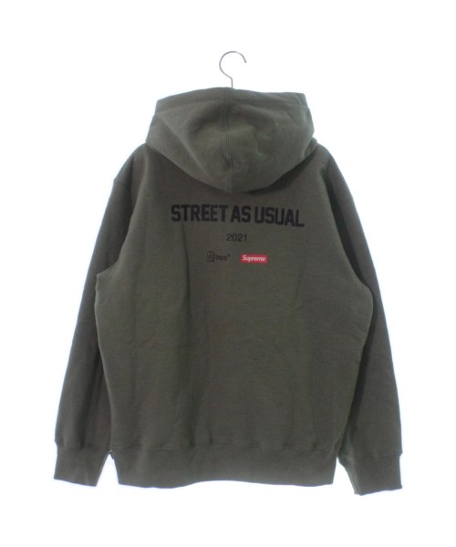 人気順 Supreme シュプリーム パーカー M カーキ 【古着】【中古