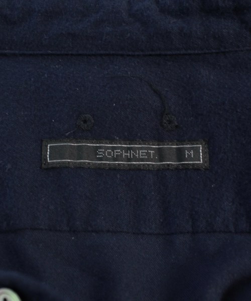 ソフネット SOPHNET. カジュアルシャツ 紺 M【古着】 【中古】 SOPHNET