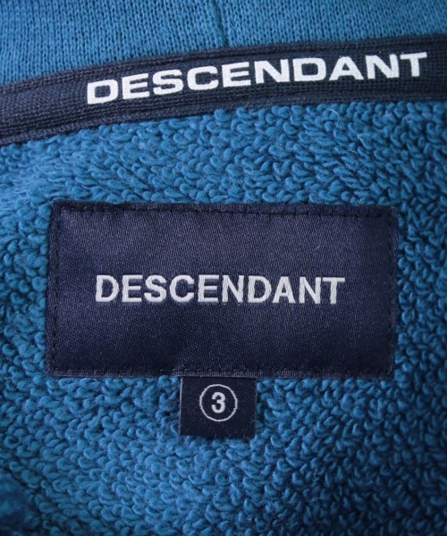 ディセンダント DESCENDANT パーカー 青 3(L位)【古着】 【中古