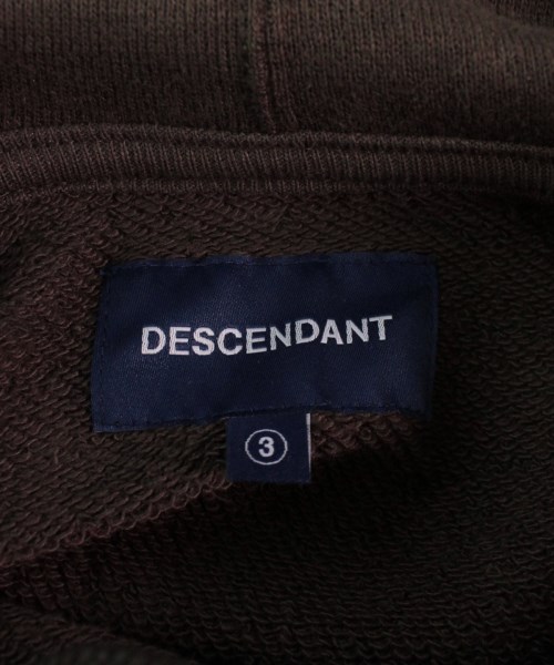 ディセンダント DESCENDANT パーカー 茶 3(L位)【古着】 【中古