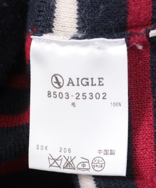 エーグル AIGLE ニット・セーター 紺x赤(ボーダー) S【古着】 【中古 ...