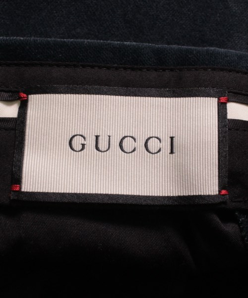 グッチ GUCCI スラックス 青緑x黒 44(S位)【古着】 【中古】｜GUCCI