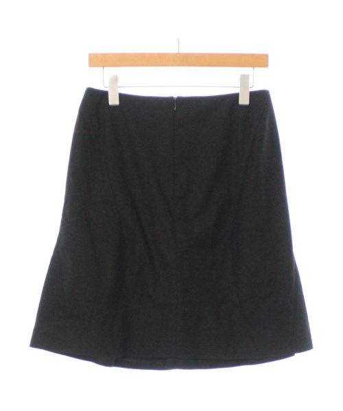 ジルサンダー JIL SANDER ひざ丈スカート 黒_0902 36(XS位)【古着