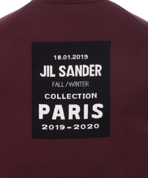 ジルサンダー JIL SANDER Tシャツ・カットソー エンジ 44(S位)【古着