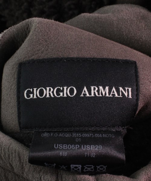 ジョルジオアルマーニ GIORGIO ARMANI ムートンコート グレー系 52(XXL