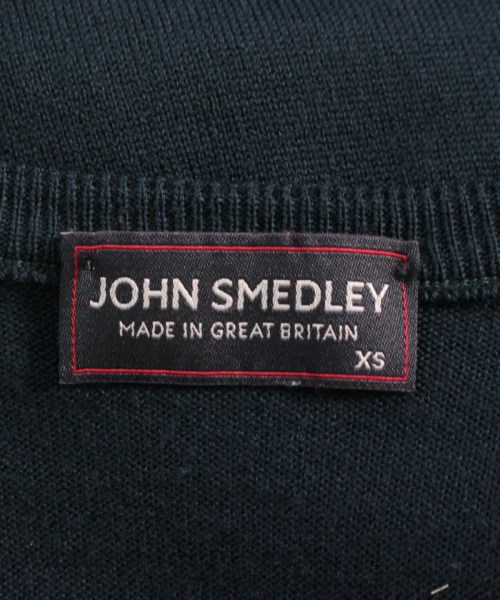 ジョンスメドレー JOHN SMEDLEY ニット・セーター 深緑系 XS【古着