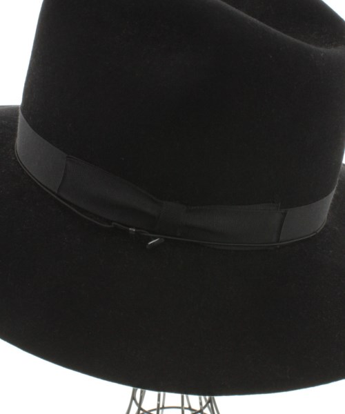 ボルサリーノ Borsalino ハット 黒 -【古着】 【中古】 Borsalino USED