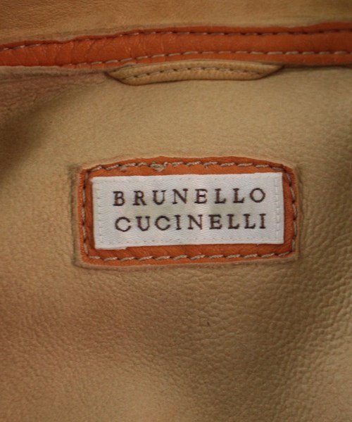 ブルネロ クチネリ BRUNELLO CUCINELLI ライダース ベージュ M【古着