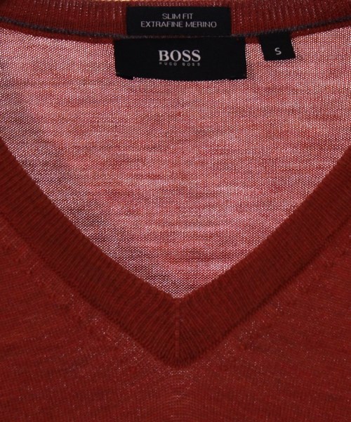 ヒューゴボス HUGO BOSS ニット・セーター 茶系 S【古着】 【中古