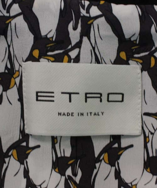 エトロ ETRO カジュアルジャケット 黒 48(L位)【古着】 【中古】 ETRO