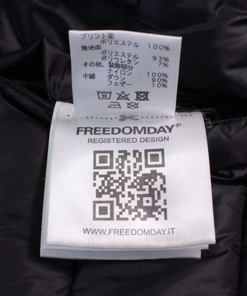 フリーダムデイ FREEDOMDAY ダウンジャケット/ダウンベスト 黒 M【古着